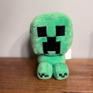 Minecraft Green Creeper Plush Piggy Bank